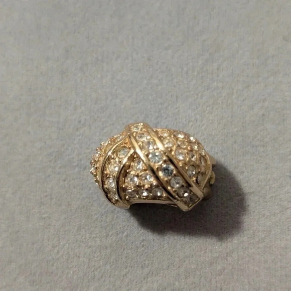 Christian Dior Gold and Crystal Earrings - Picture 6 of 10